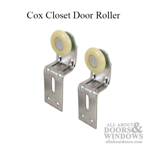 1 inch Wheel, 3/4 offset - Cox  Back Closet Door Roller - 1 inch Wheel, 3/4 offset - Cox  Back Closet Door Roller