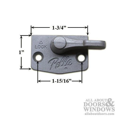 Unavailable Pella Double Hung Window Lock - Champagne - Unavailable Pella Double Hung Window Lock - Champagne