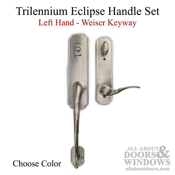 Trilennium Eclipse Handle with Grip, Left Hand, Weiser - Choose Color - Trilennium Eclipse Handle with Grip, Left Hand, Weiser - Choose Color