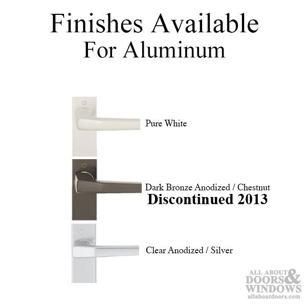 HOPPE London A113 / 2246N Active Multipoint Handleset – Clear Anodized – Aluminum - HOPPE London A113 / 2246N Active Multipoint Handleset – Clear Anodized – Aluminum