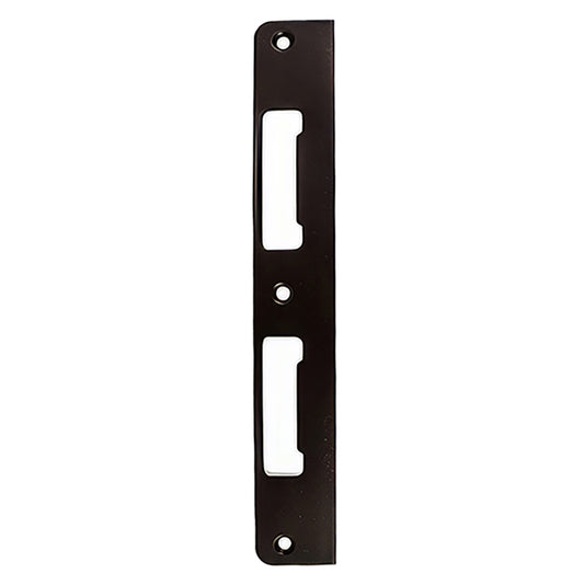 HOPPE Latch and Deadbolt Strike Plate - Rustic Umber