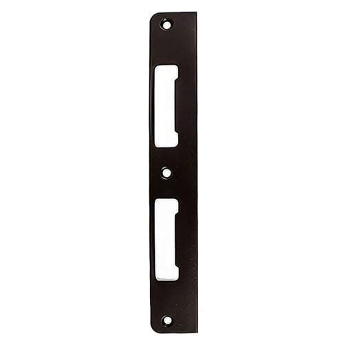 HOPPE Latch and Deadbolt Strike Plate - Rustic Umber - HOPPE Latch and Deadbolt Strike Plate - Rustic Umber
