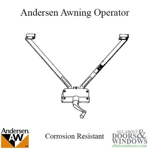 Andersen Awning Operator, Corrosion Resistant 1981-1995 - Andersen Awning Operator, Corrosion Resistant 1981-1995