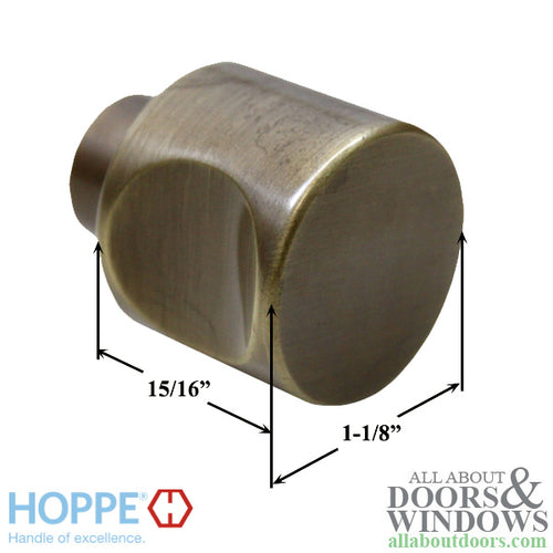 H-Knob, CES Euro Cylinder Thumbturn - Antique Brass - H-Knob, CES Euro Cylinder Thumbturn - Antique Brass