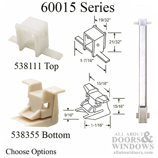 1/2 Inch Channel Balance 5/8 Inch Wide x 9/16 Inch Deep with Shoes Non-Tilt