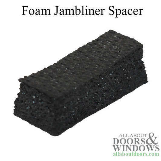 Foam Jambliner Spacer 1.25 x .375, Double Hung Tilt Window