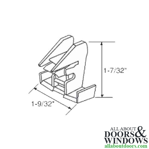 Bottom Shoe Bracket for Channel Balance, Swingline - Bottom Shoe Bracket for Channel Balance, Swingline