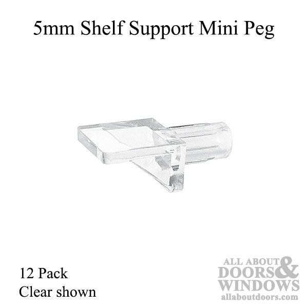 5mm Shelf Support Mini Peg - 12 Pack - 5mm Shelf Support Mini Peg - 12 Pack