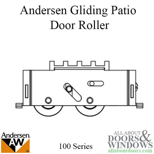 Andersen 100 series Gliding Patio Door Roller - Andersen 100 series Gliding Patio Door Roller