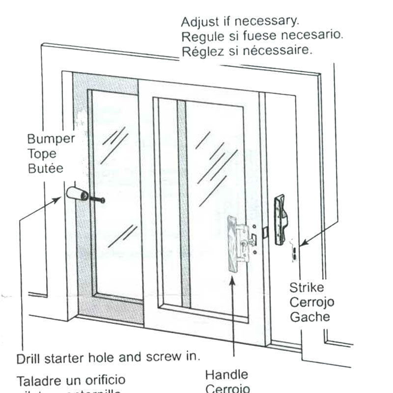 Black Rubber Bumper for Sliding Patio Door 1 Inch - Black Rubber Bumper for Sliding Patio Door 1 Inch