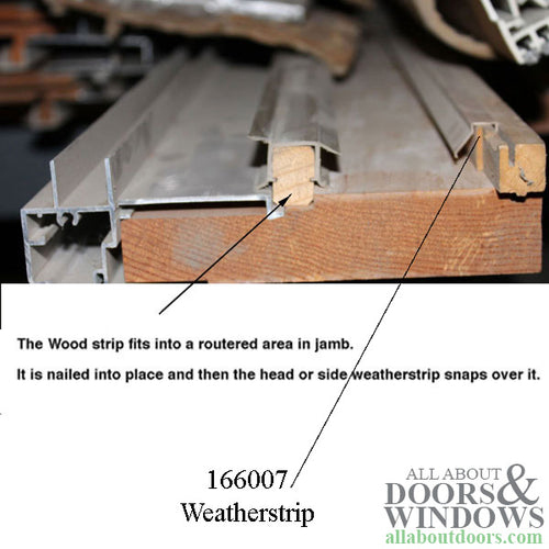 Sliding Door Weatherstrip for Head Side Jamb 95” Vinyl Tan - Sliding Door Weatherstrip for Head Side Jamb 95” Vinyl Tan