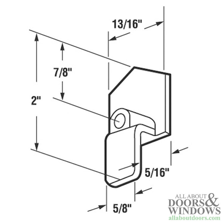 Closet Wardrobe Door Guide, Nylon - Closet Wardrobe Door Guide, Nylon