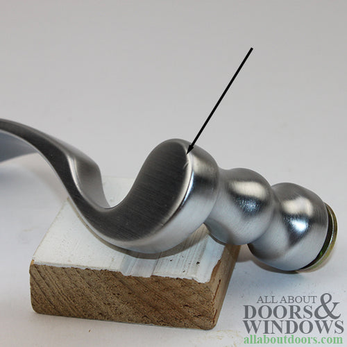 Blemished Left hand lever, M112PL, Fixed Dummy - Brushed Chrome - Blemished Left hand lever, M112PL, Fixed Dummy - Brushed Chrome