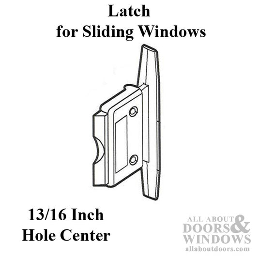 Sliding Window Latch - Black