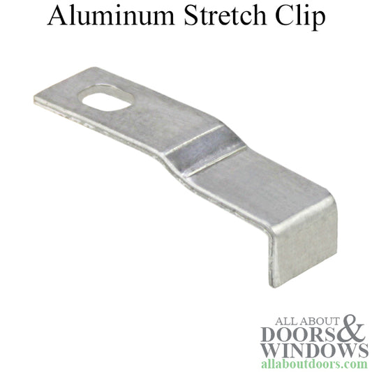 Aluminum stretch clips