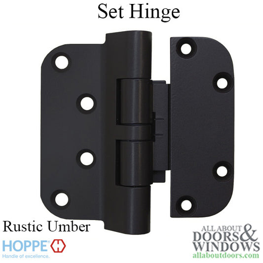 Hoppe F8709, 2009 Set Hinge, LHI / RHO- Rustic Umber