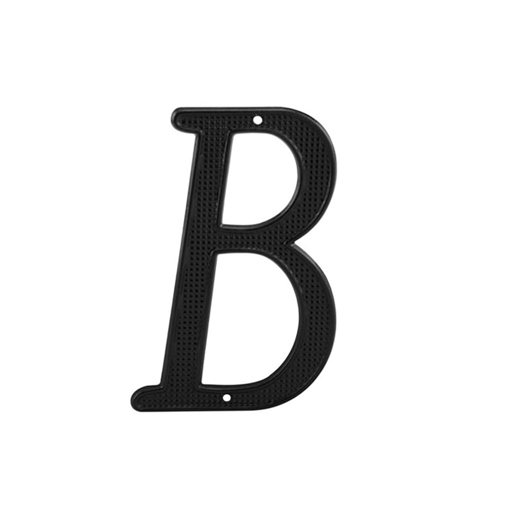 House Letter 4-1/4 Inch B - Black - House Letter 4-1/4 Inch B - Black