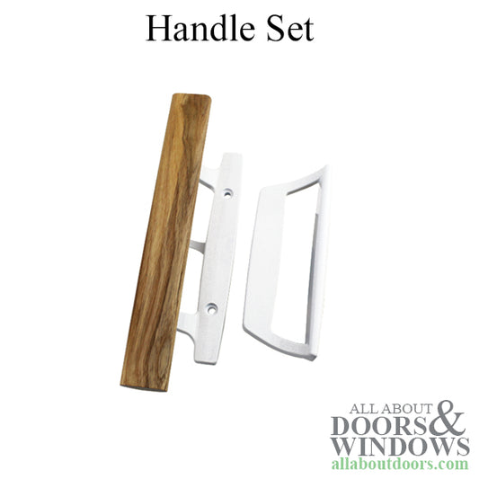 Handle Set with Die-Cast Inside and Outside Pull 3-15/16" Screw Hole Center