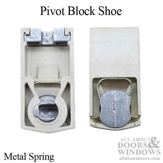 Pivot Block Shoe with Metal Spring, Zinc Cam, 1" x 1-25/32"