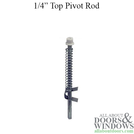 Pivot Rod For Bi Fold Closet Door 0.25 Inch Top Pivot Rob