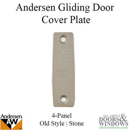 Andersen Window - Frenchwood Gliding Door - Cover Plate; Old Style 4-panel Stone - Andersen Window - Frenchwood Gliding Door - Cover Plate; Old Style 4-panel Stone