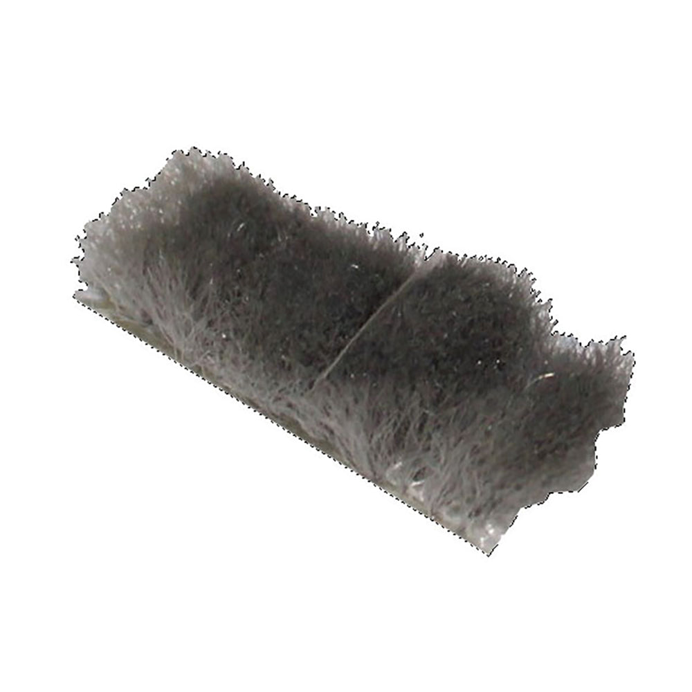 Weatherstrip For Commercial Doors .350 Inch Backing .450 Inch Pile Grey Storefront Seal - Weatherstrip For Commercial Doors .350 Inch Backing .450 Inch Pile Grey Storefront Seal