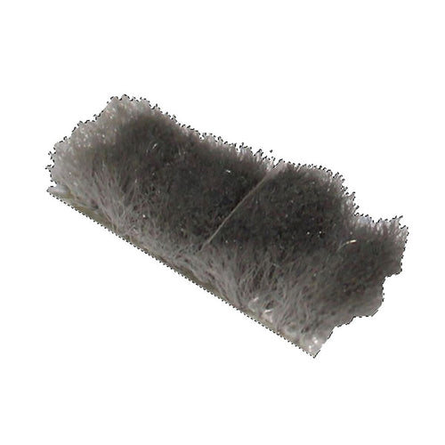 Weatherstrip For Commercial Doors .350 Inch Backing .450 Inch Pile Grey Storefront Seal - Weatherstrip For Commercial Doors .350 Inch Backing .450 Inch Pile Grey Storefront Seal