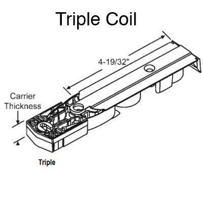 Quick Tilt Constant Force Balance .540 Carrier, Triple Coil - Quick Tilt Constant Force Balance .540 Carrier, Triple Coil