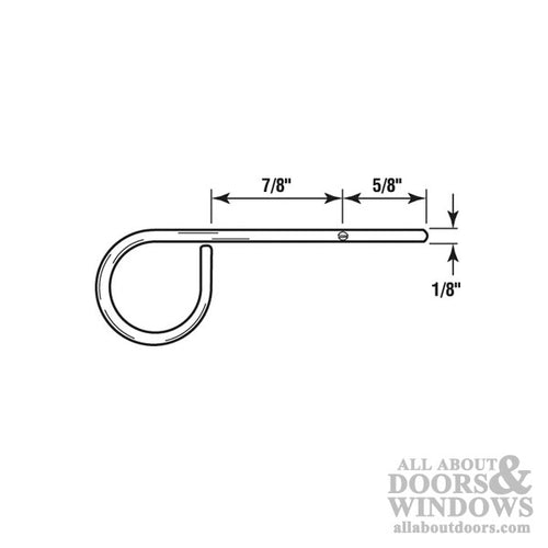 Window Screen Lock Pin, 1 Inch - 6 Pack - Window Screen Lock Pin, 1 Inch - 6 Pack