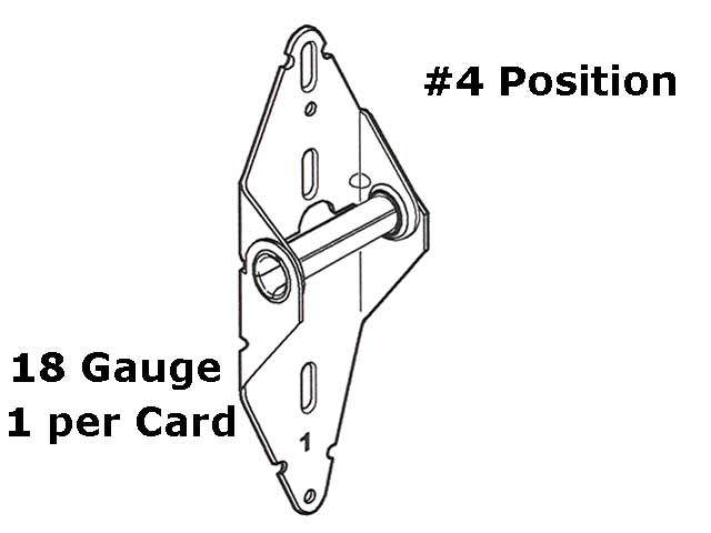 Discontinued - Garage Door Hinge - No.4 - Medium Duty - Discontinued - Garage Door Hinge - No.4 - Medium Duty