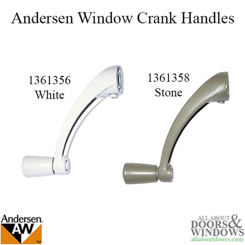 Andersen Casement Window Crank For Perma Shield and EZ Casement Windows Stone - Andersen Casement Window Crank For Perma Shield and EZ Casement Windows Stone