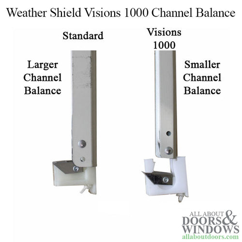 Weather Shield Visions 1000 vinyl single hung window 7/16