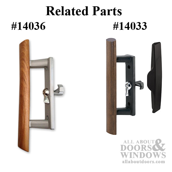 Latch Hook for Sliding Patio Door, 1-1/4 Inch, Die-cast Finish - Latch Hook for Sliding Patio Door, 1-1/4 Inch, Die-cast Finish