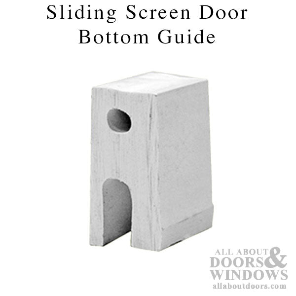 Discontinued - Bottom Mount Guide for Siding Screen Door - Discontinued - Bottom Mount Guide for Siding Screen Door