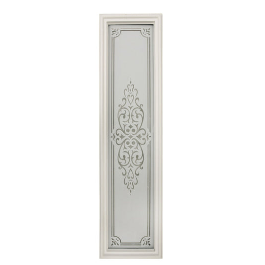 Therma Tru Door Lite with Frosted Images Etched Glass with Surround