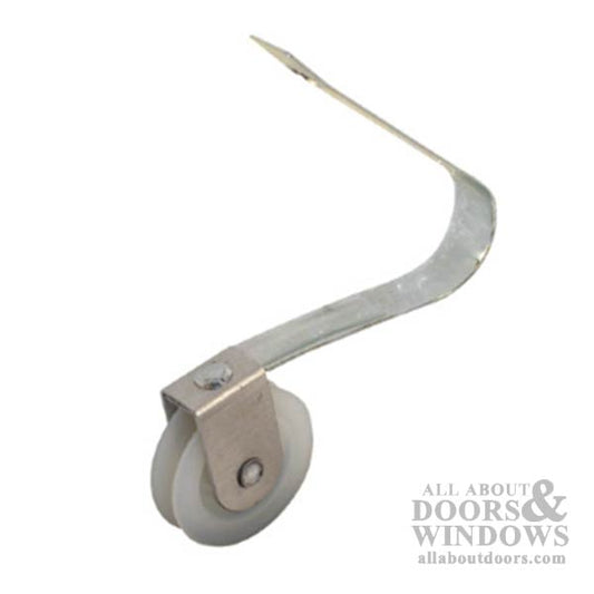 Spring Roller Assembly with 1 Inch Nylon Wheel for Sliding Screen Door