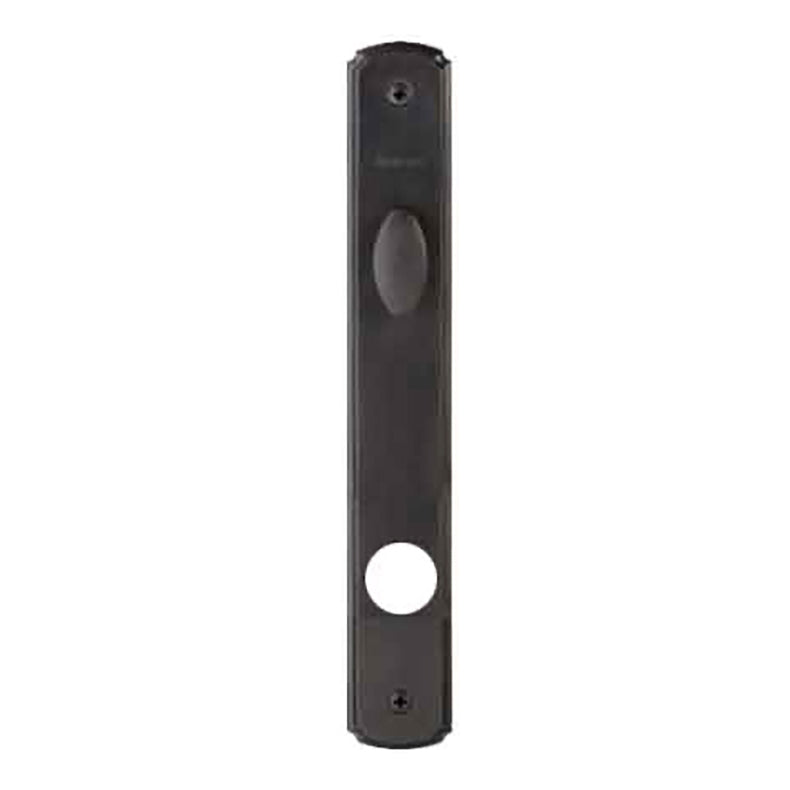 Escutcheon Trim Plate, Active Interior Panel, Andersen Hinged Door - Oil Rubbed Bronze - Escutcheon Trim Plate, Active Interior Panel, Andersen Hinged Door - Oil Rubbed Bronze