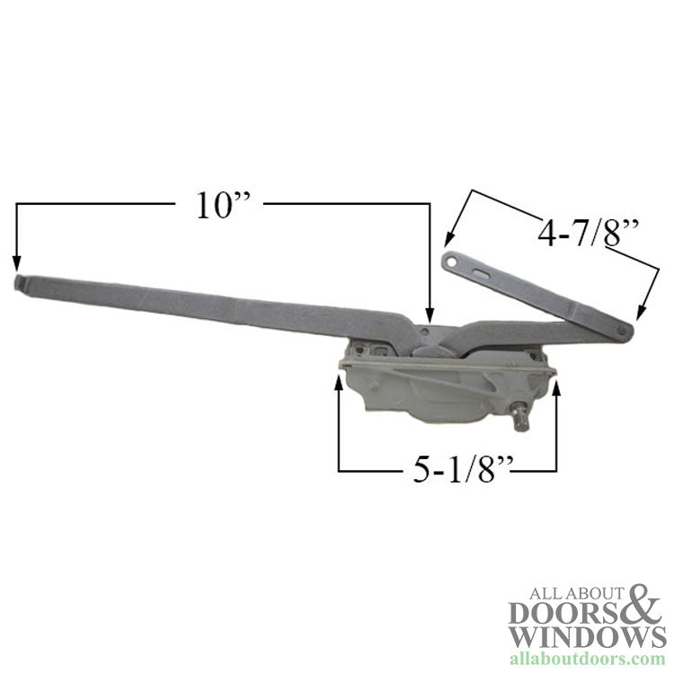 Ashland Optima Dual-Arm Casement Window Operator, Stainless Steel - Ashland Optima Dual-Arm Casement Window Operator, Stainless Steel