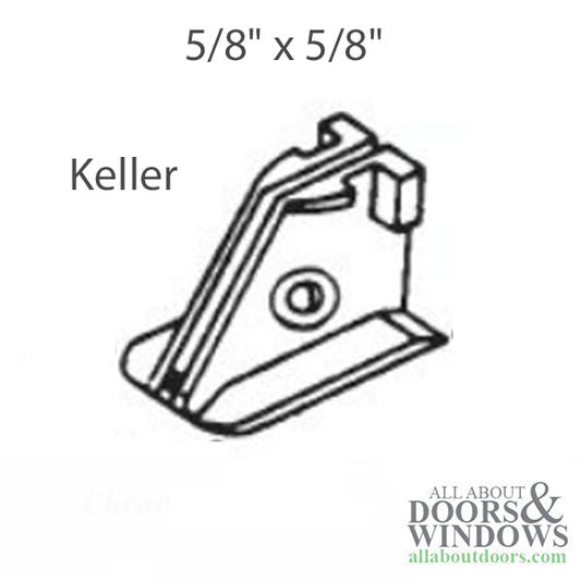 Keller Sash Carrier Bottom Shoe, 5/8" x 5/8"