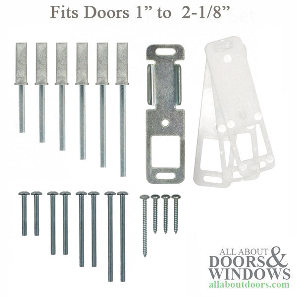 Surface Mount Storm Door Handle with Non Keyed Deadbolt - Surface Mount Storm Door Handle with Non Keyed Deadbolt