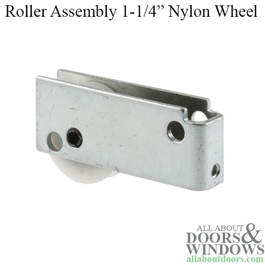 Sliding Door Roller Single Nylon Wheel 1.25 Inch Nylon Wheel For Sliding Patio Doors