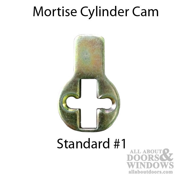 Mortise Cam only,  #1 Standard tail piece - Mortise Cam only,  #1 Standard tail piece