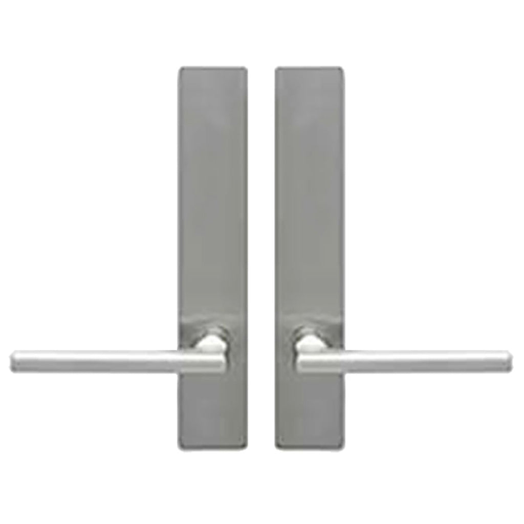 Andersen FSB 1076 Non Keyed Trim Set for Double Door Stainless Steel - Andersen FSB 1076 Non Keyed Trim Set for Double Door Stainless Steel