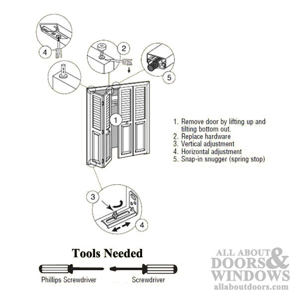 Bottom Mount Bi-fold Door Pivot - Bottom Mount Bi-fold Door Pivot