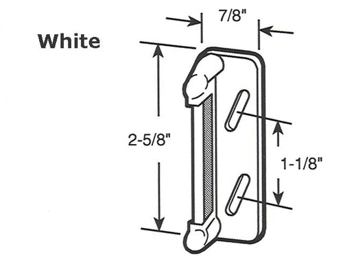 Spring Loaded Strike Plate Keeper for Storm Doors - Spring Loaded Strike Plate Keeper for Storm Doors