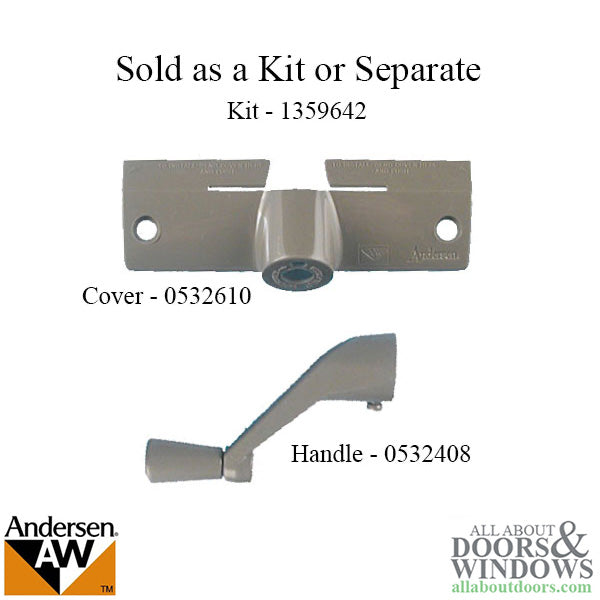 Andersen Window Operator For Casement Windows Cover and Handle Operator Stone - Andersen Window Operator For Casement Windows Cover and Handle Operator Stone