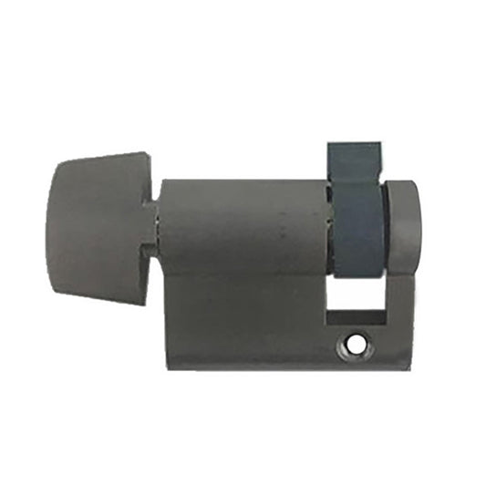 Hoppe D-Knob Half-Cylinder 40/10, Non-Keyed - Choose Color
