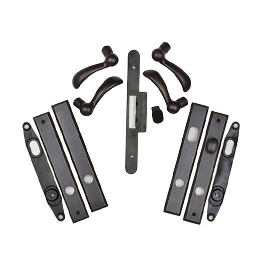 Andersen Yuma Double Door Hardware Kit - Non-Keyed - Distressed Bronze