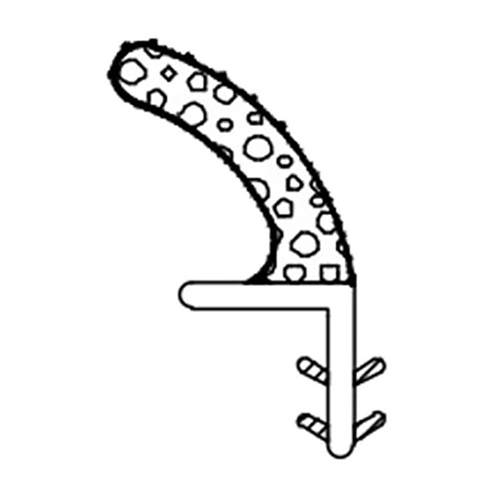 Marvin Head Jamb Parting Stop V1194 Stile Weather Strip - Marvin Head Jamb Parting Stop V1194 Stile Weather Strip