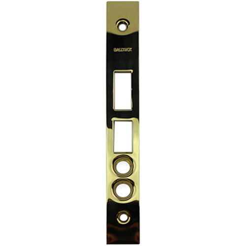 Baldwin Armor Front Plate - 1 inch - Polished Brass - Baldwin Armor Front Plate - 1 inch - Polished Brass